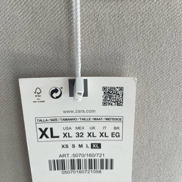 Zara Faux Vegan Suede Shift Mini Dress A Line Short Sleeves Size XL NWT - Picture 6 of 8